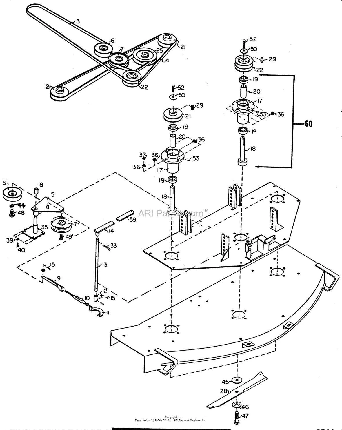 dixie chopper drive belt diagram