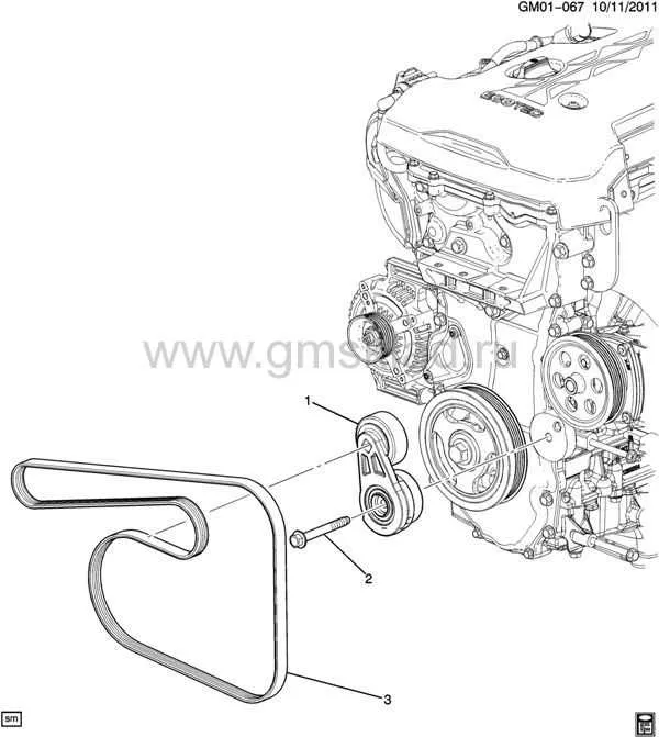 2014 chevy malibu belt diagram