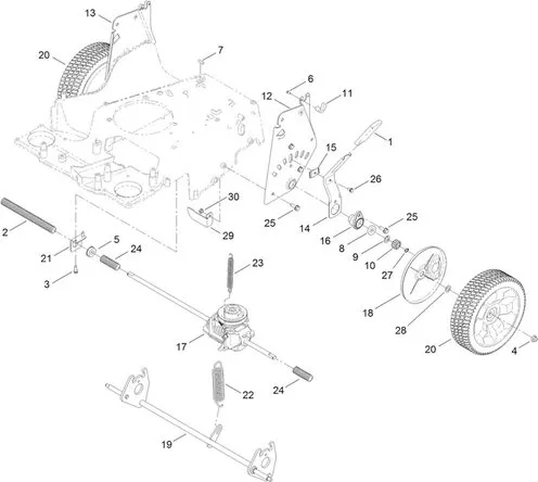 toro mx5000 drive belt diagram