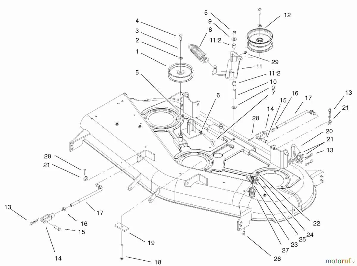 toro timecutter 50 drive belt diagram