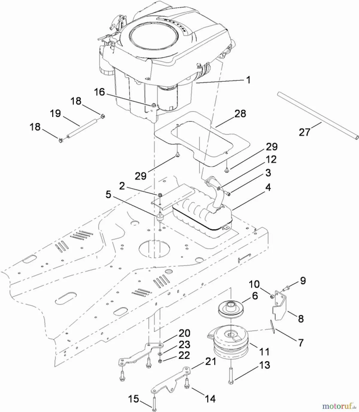 toro timecutter z4200 drive belt diagram