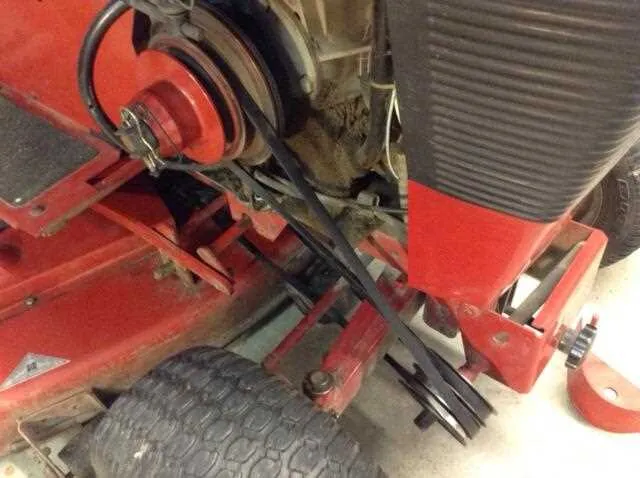 toro wheel horse belt diagram