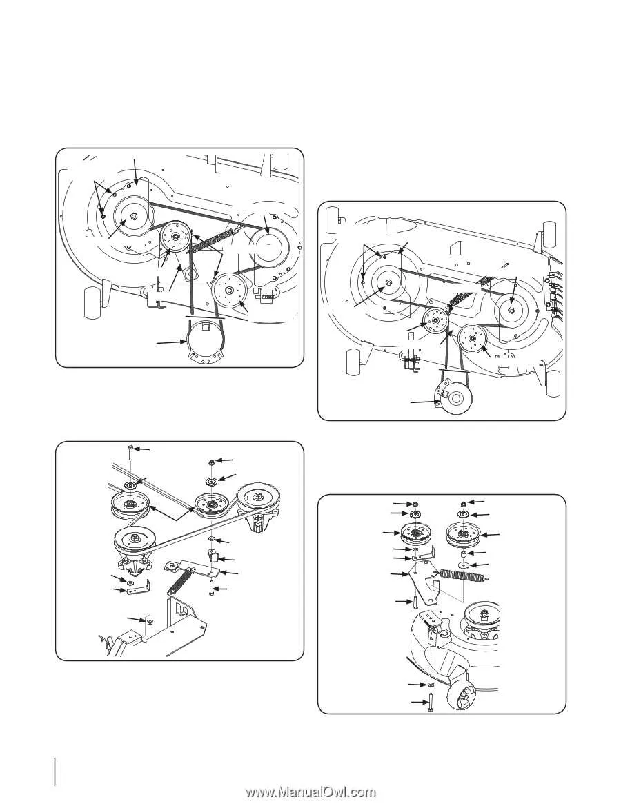 troy bilt mustang 50 belt diagram
