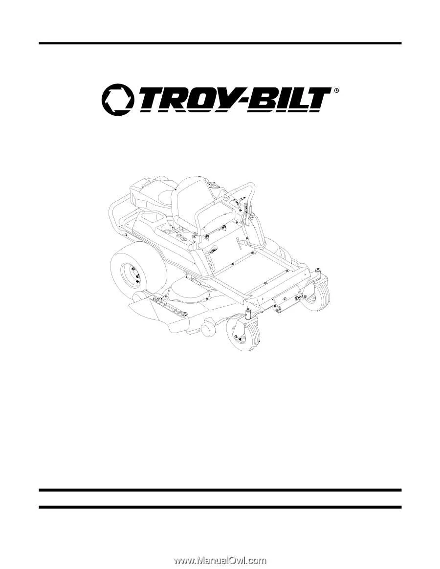 troy bilt mustang z54 drive belt diagram