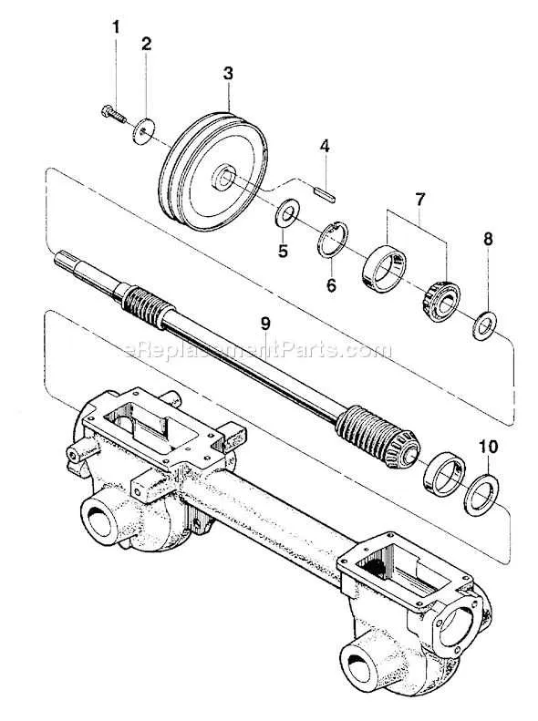 troy bilt super bronco tiller belt diagram