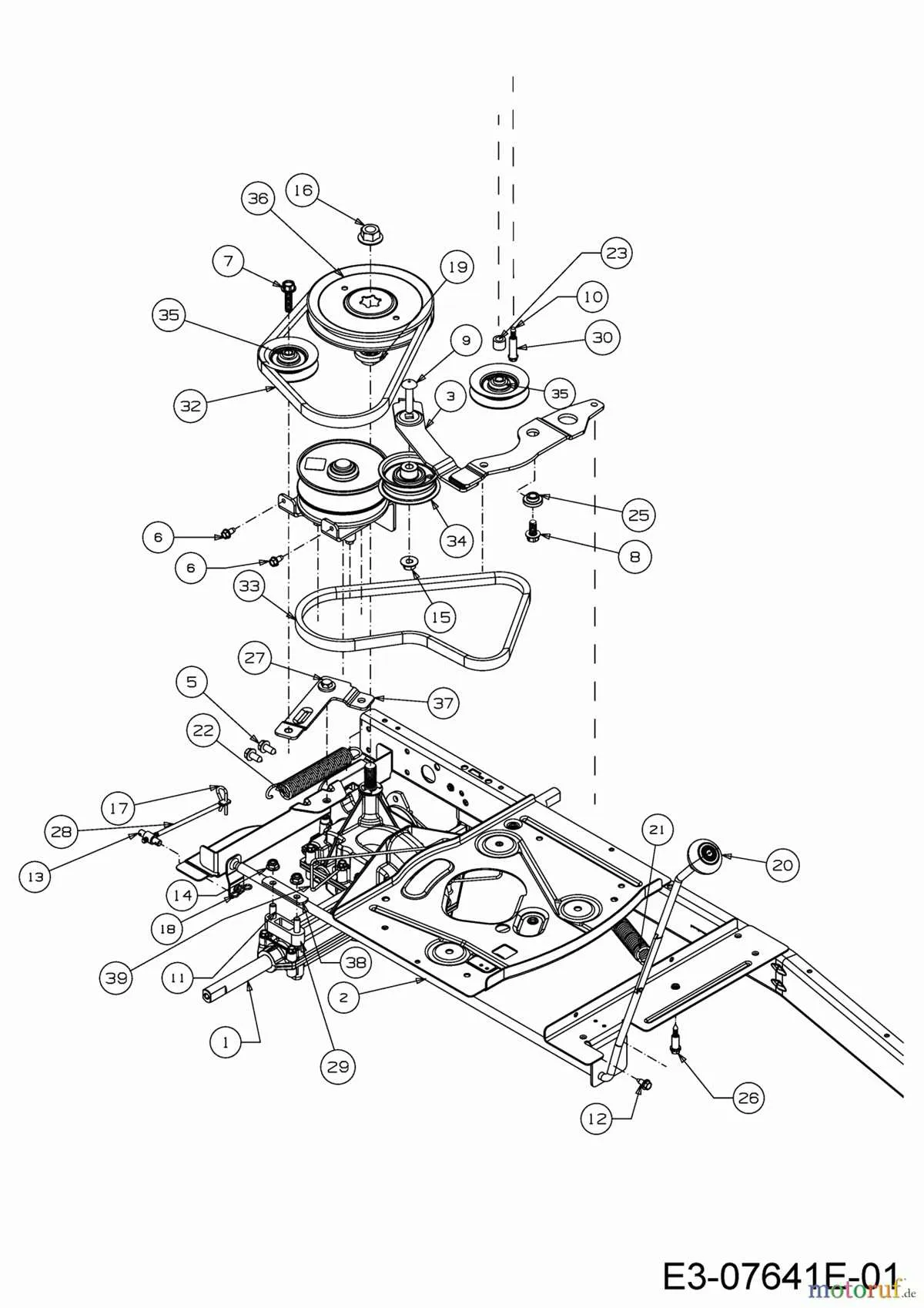 troy bilt tb30r belt diagram