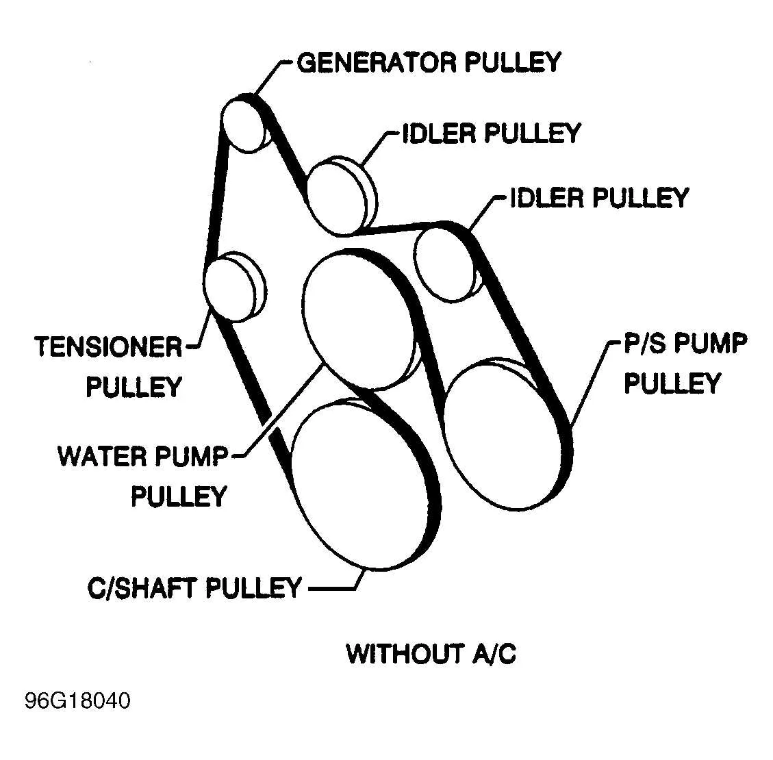 chevy malibu serpentine belt diagram