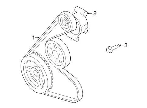ford escape belt diagram