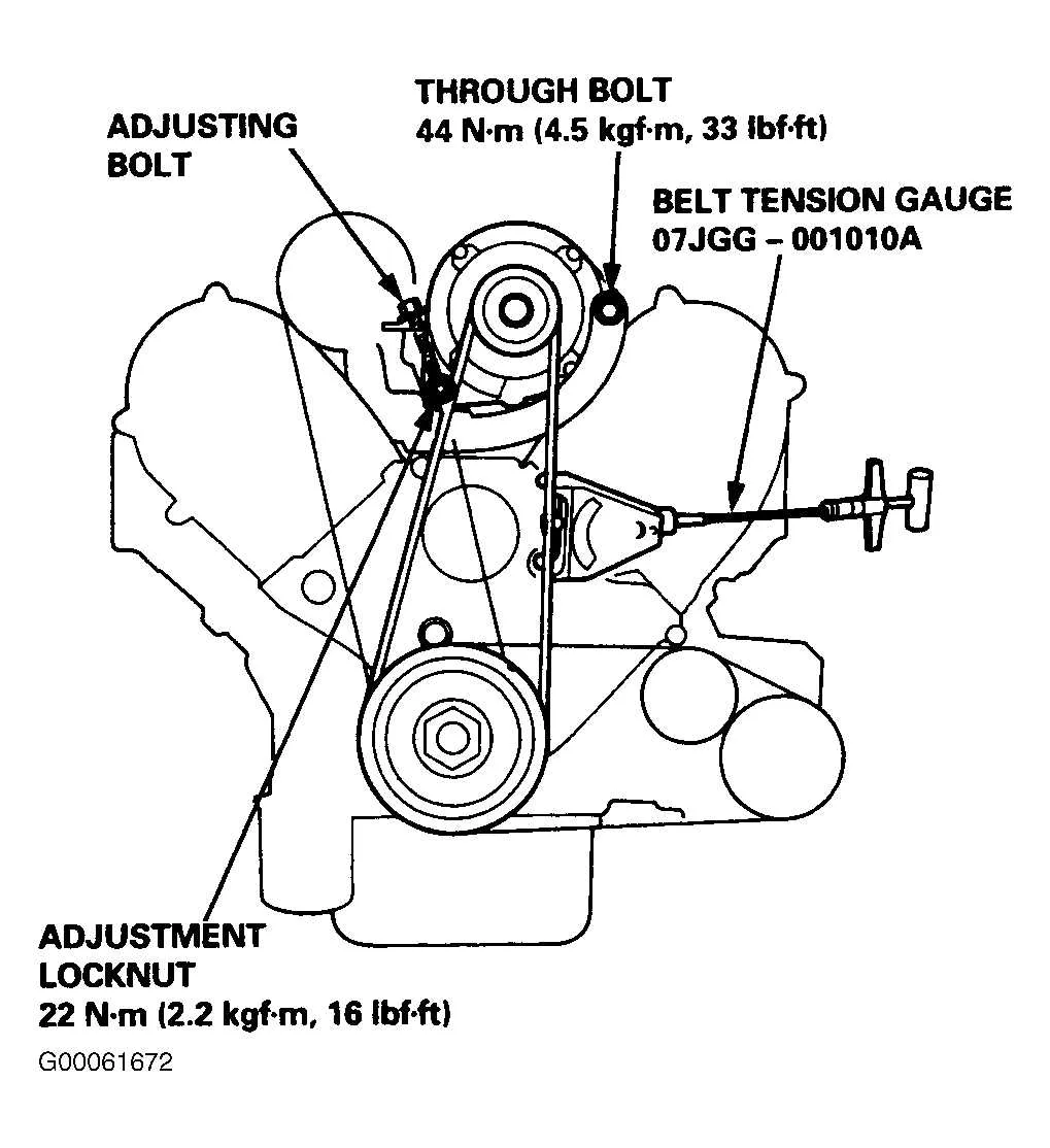 2011 honda accord v6 serpentine belt diagram