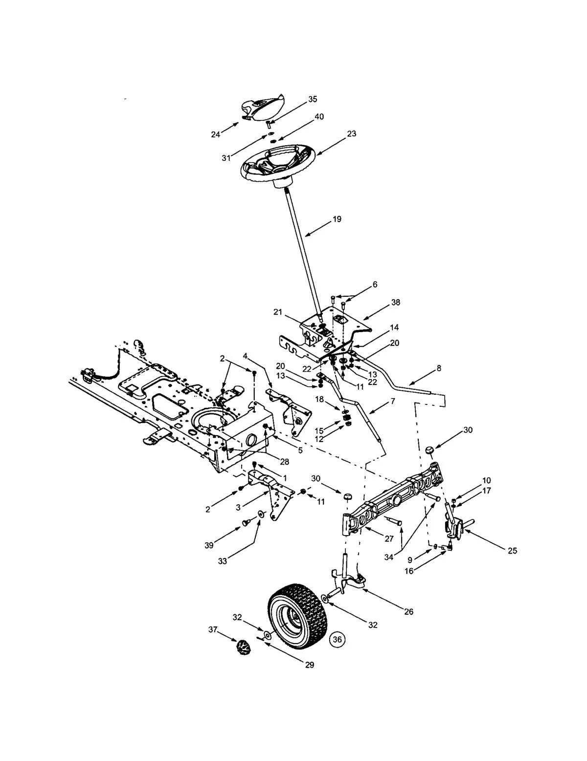 troy bilt ltx 1842 belt diagram