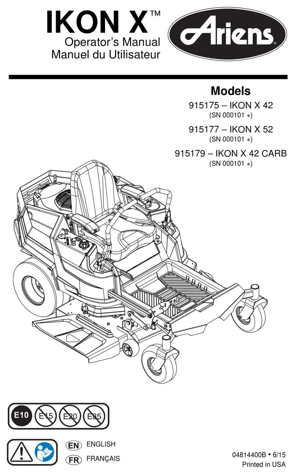 ariens ikon 52 drive belt diagram