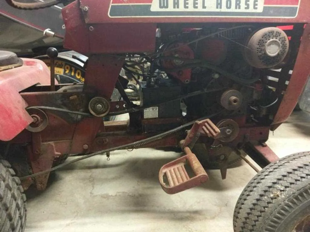 toro wheel horse belt diagram