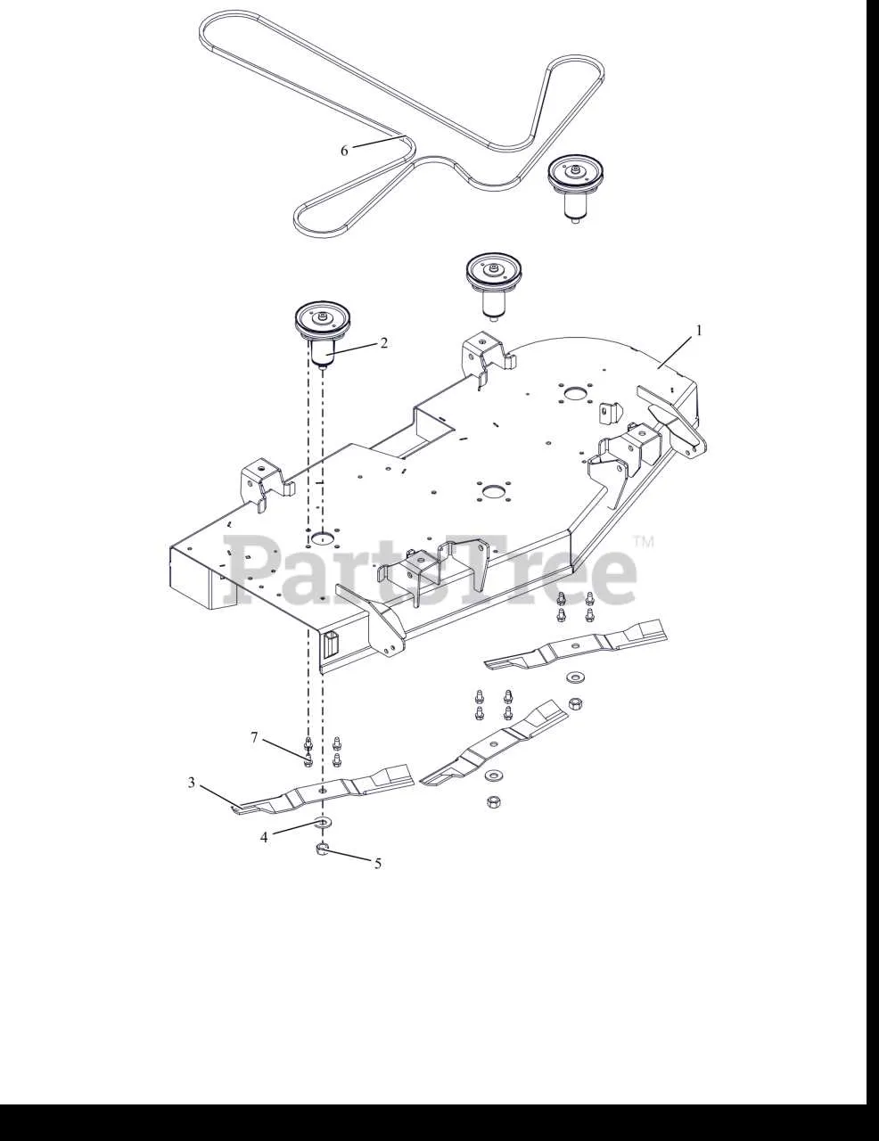 gravely deck belt diagram