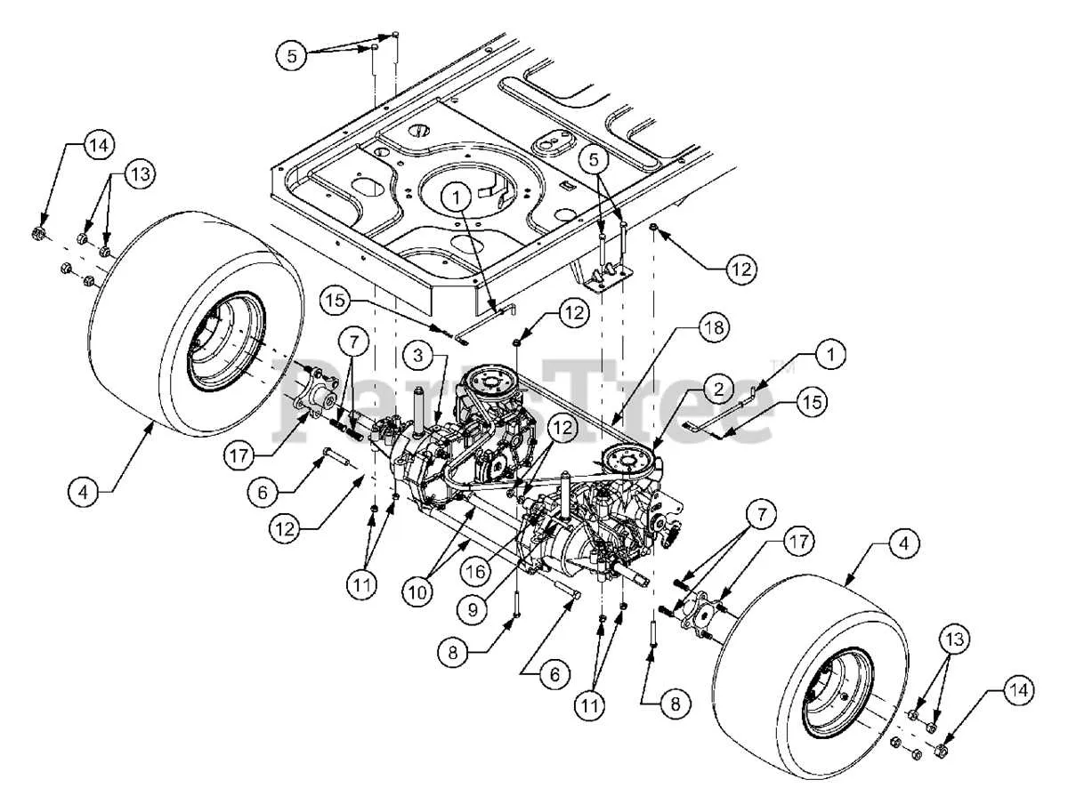 cub cadet z force 54 drive belt diagram