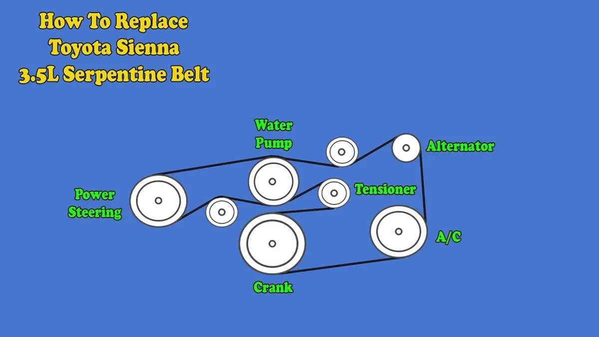 2008 toyota tacoma belt diagram