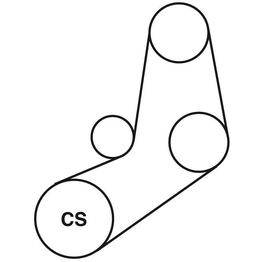 2005 honda crv serpentine belt diagram