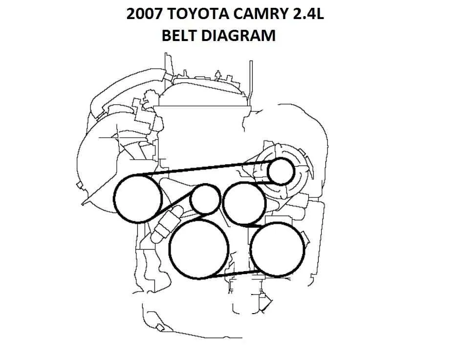 2011 toyota corolla belt diagram