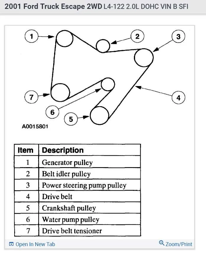 2004 ford focus belt diagram