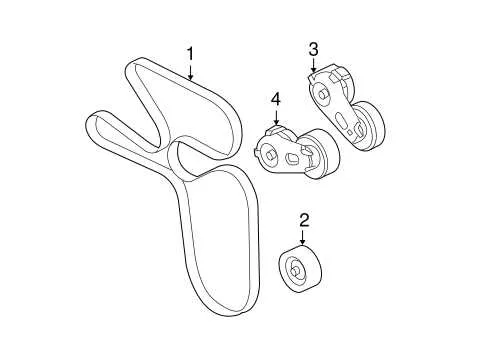 2004 ford f250 6.0 belt diagram
