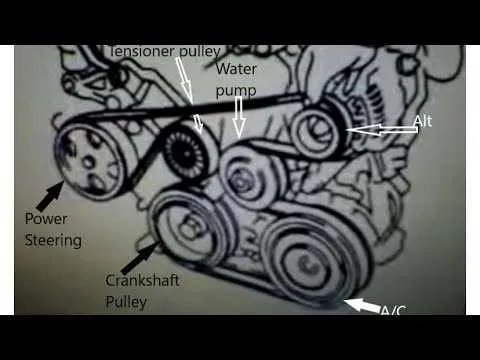 2008 scion tc belt diagram