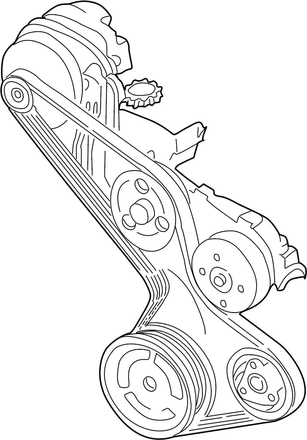 2019 silverado belt diagram