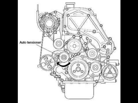 kia sorento belt diagram