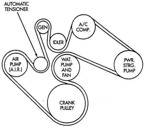 2008 dodge ram 1500 serpentine belt diagram