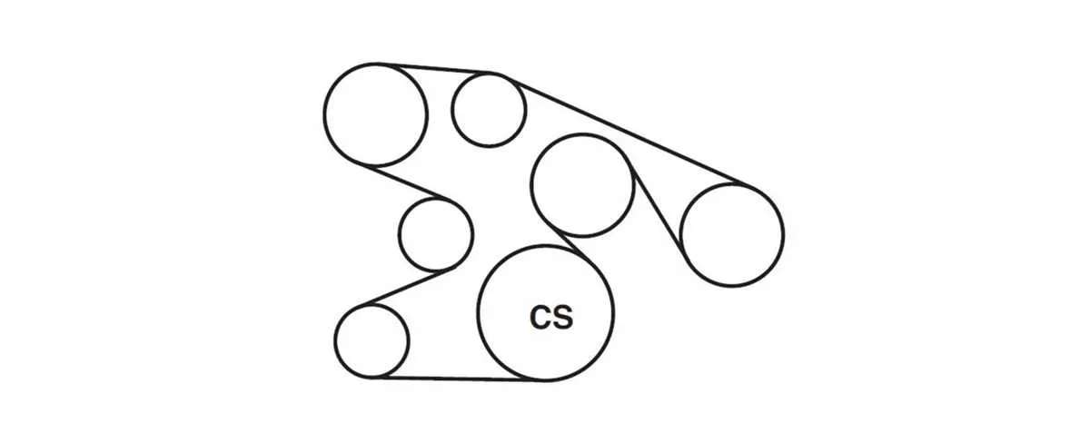 2010 ford f150 4.6 serpentine belt diagram