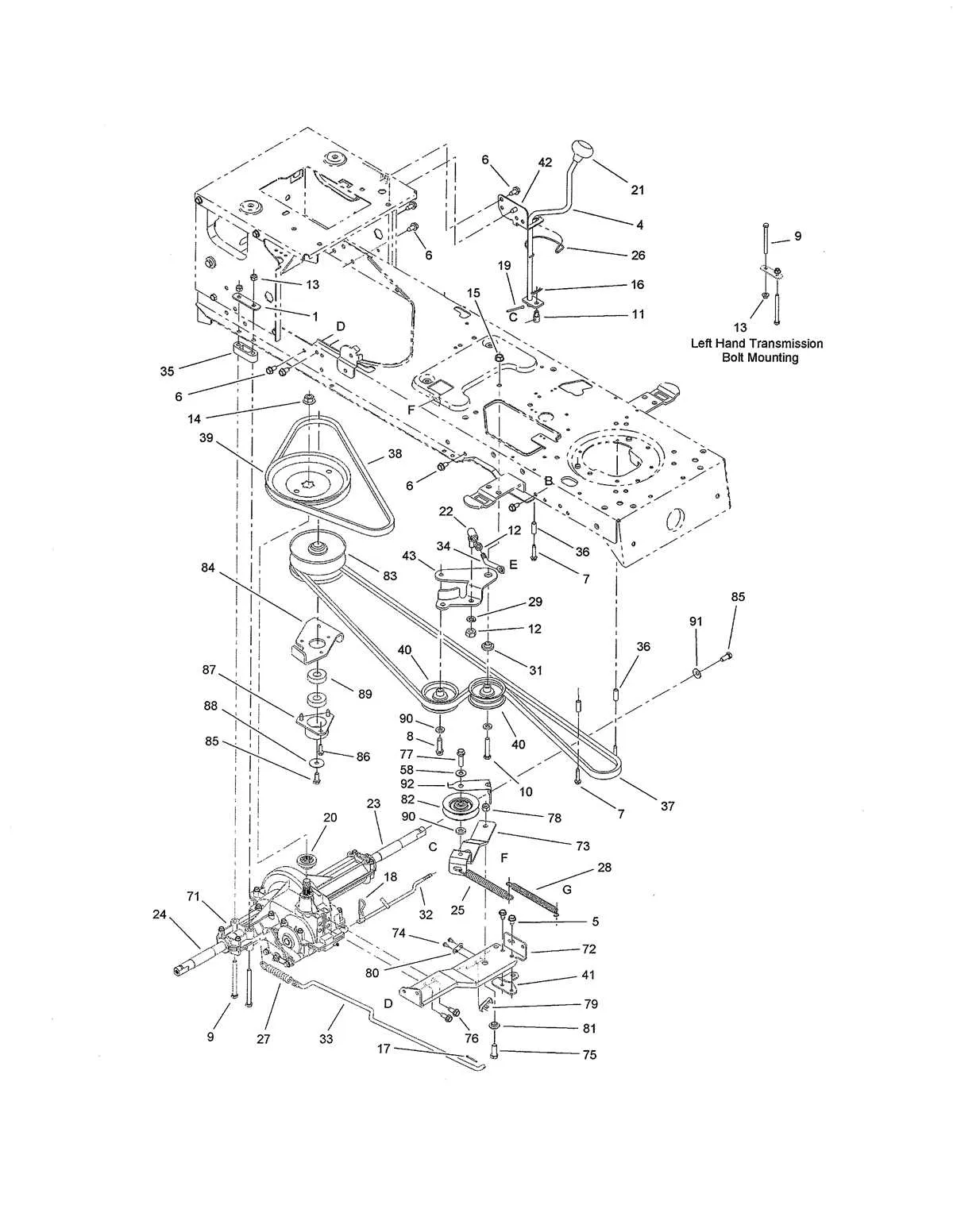 toro titan drive belt diagram