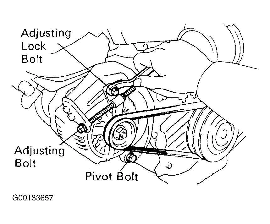 1999 toyota corolla serpentine belt diagram