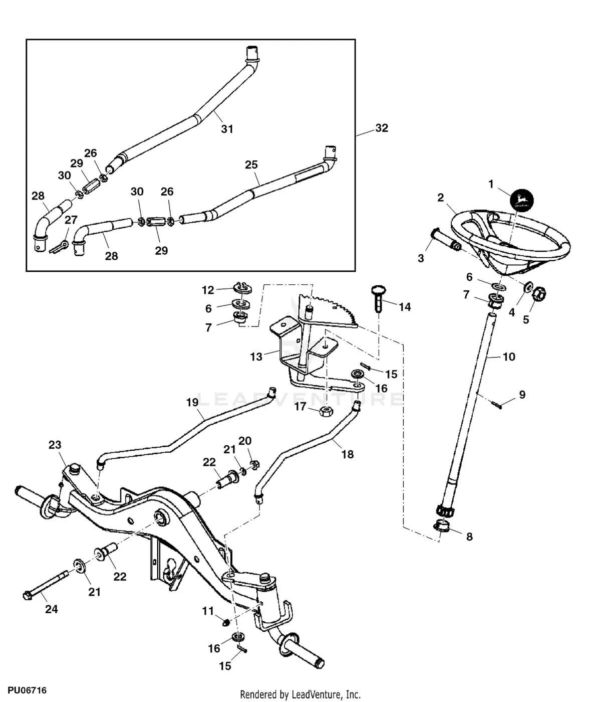 john deere lt155 drive belt diagram