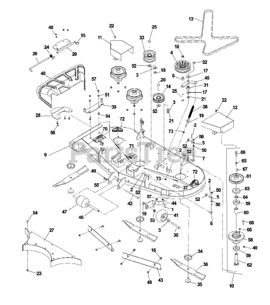 zero turn dixon ztr drive belt diagram