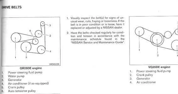 09 nissan altima belt diagram