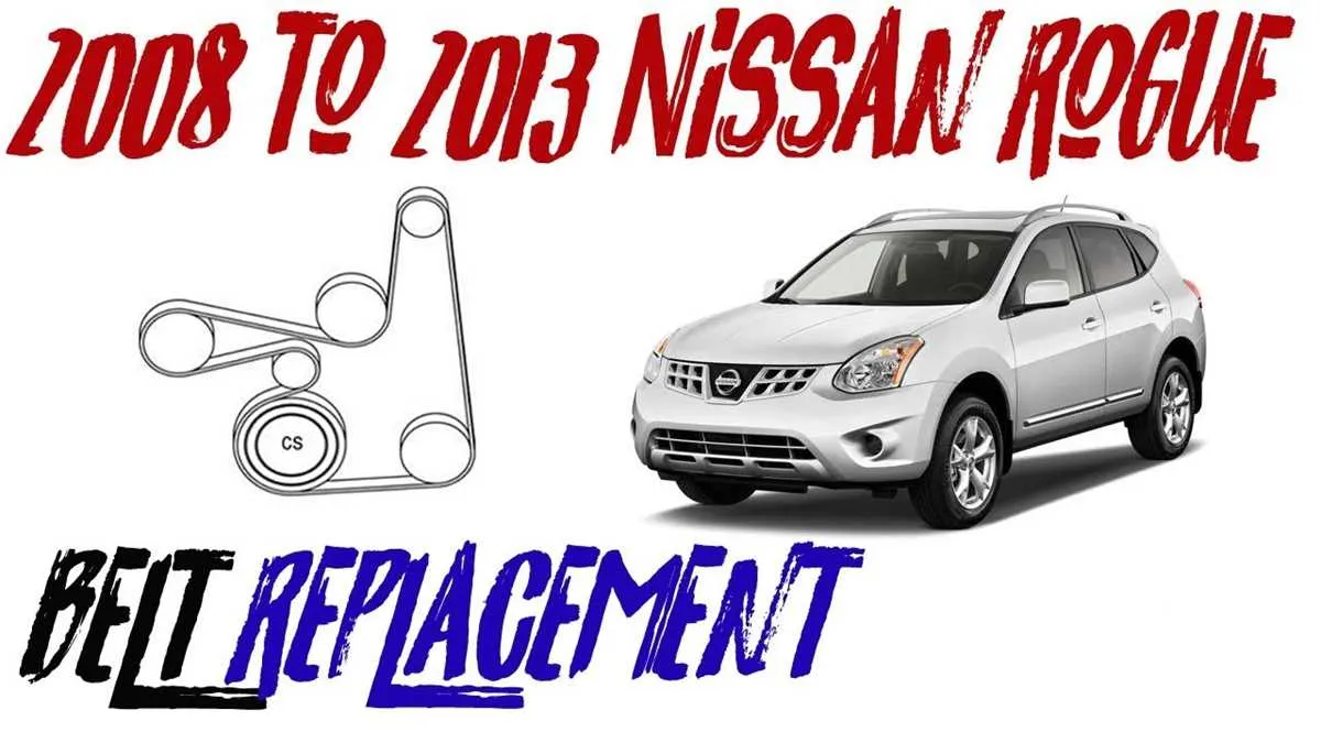 2010 nissan rogue belt diagram