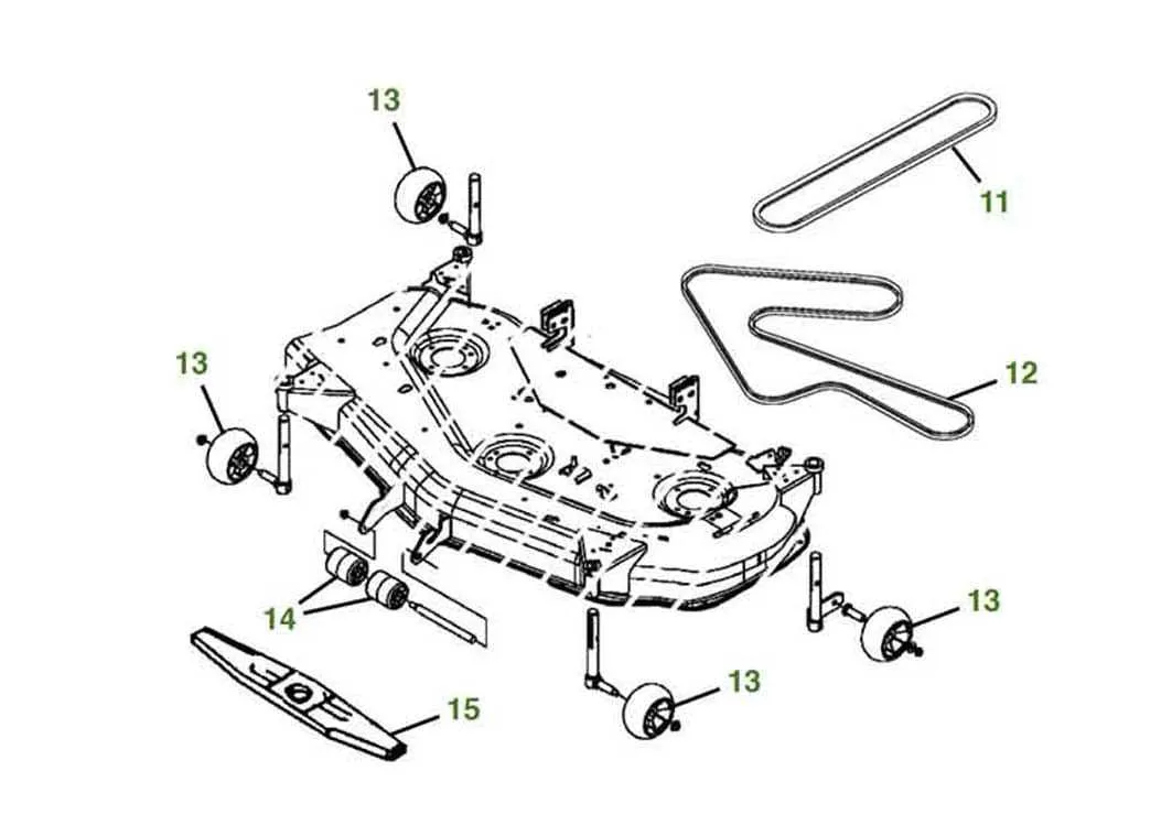 john deere l120 belt diagram 48 inch