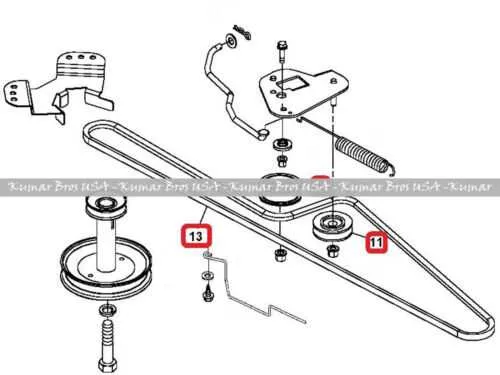 belt diagram for a john deere la145