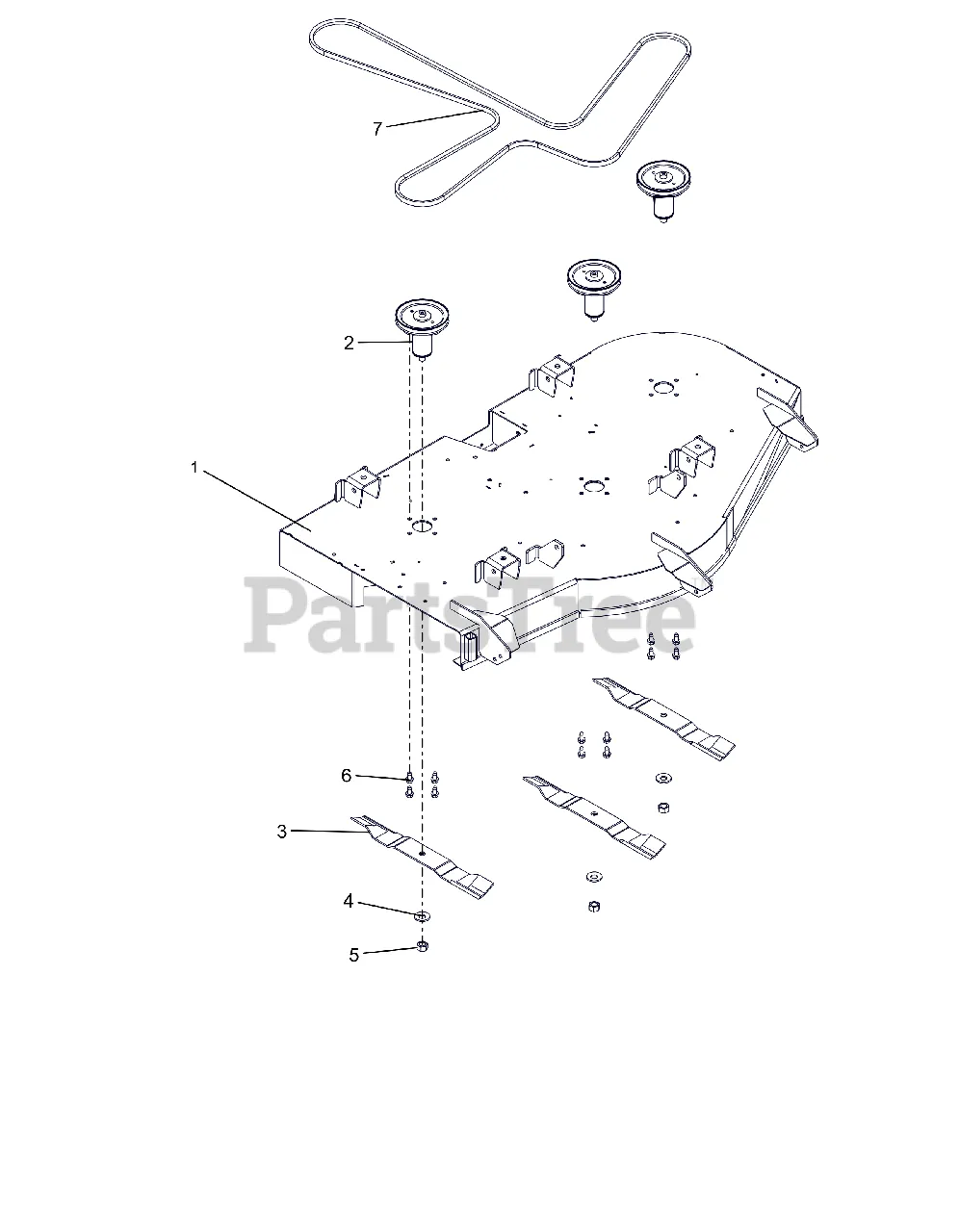 gravely zt 60hd belt diagram