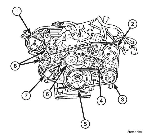 2010 jeep grand cherokee 3.7 belt diagram