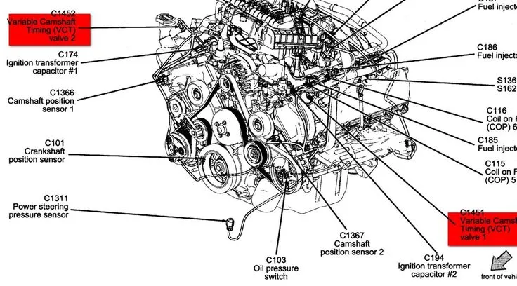 5.4 triton v8 2006 ford f150 5.4 serpentine belt diagram