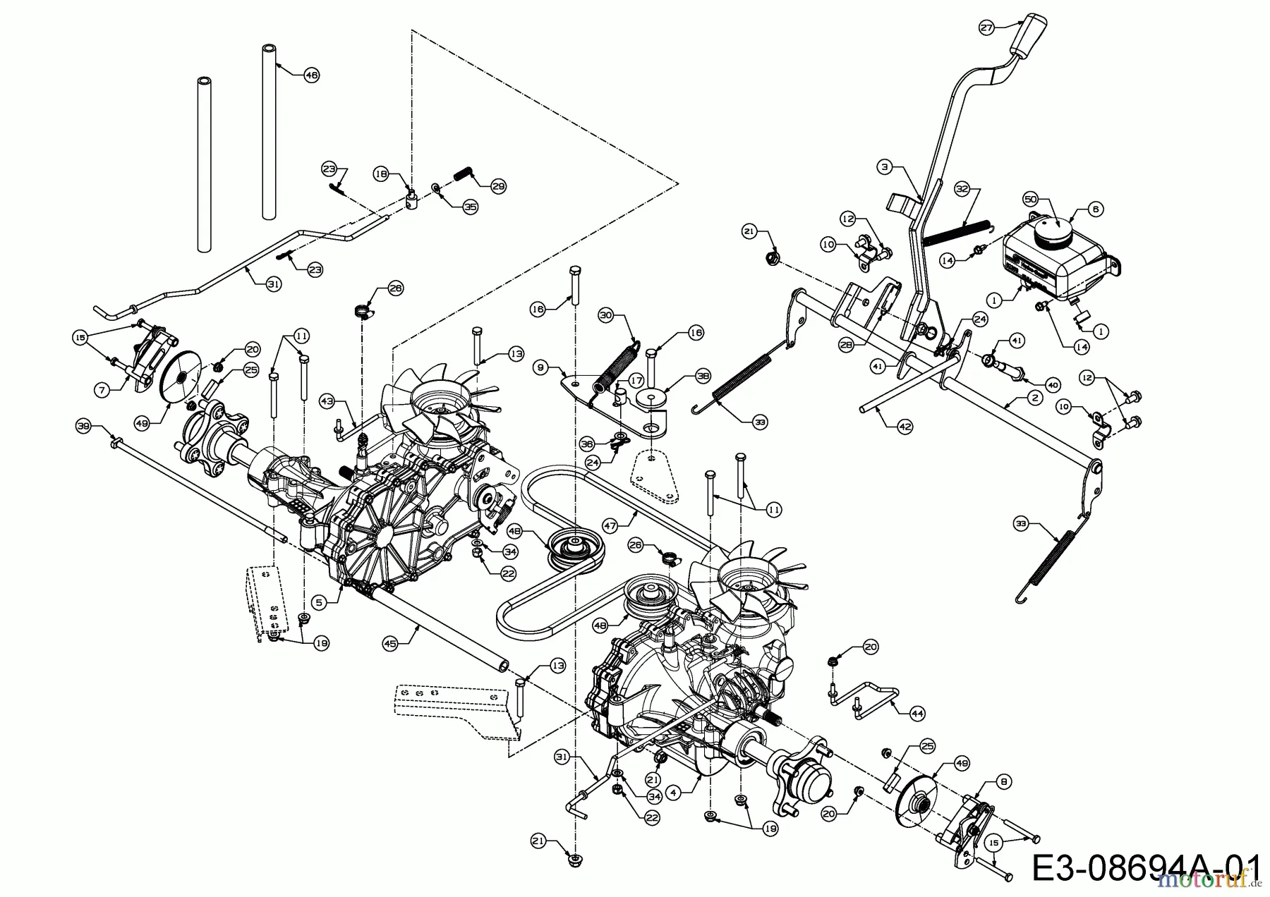 cub cadet z force drive belt diagram