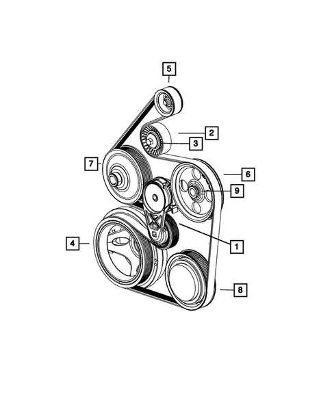2016 ram 1500 belt diagram