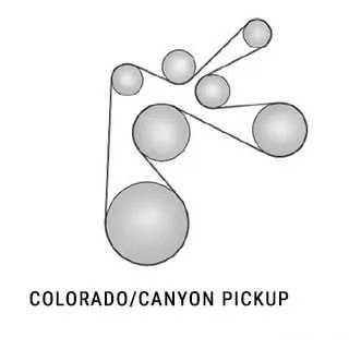 2018 chevy colorado serpentine belt diagram