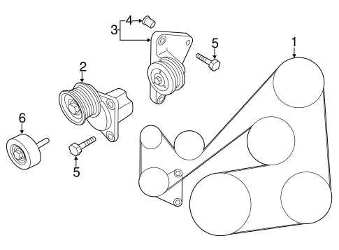 2010 mazda 6 serpentine belt diagram