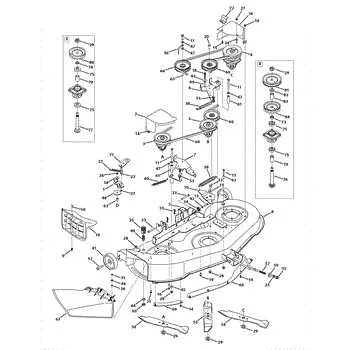yardman 46 inch deck belt diagram