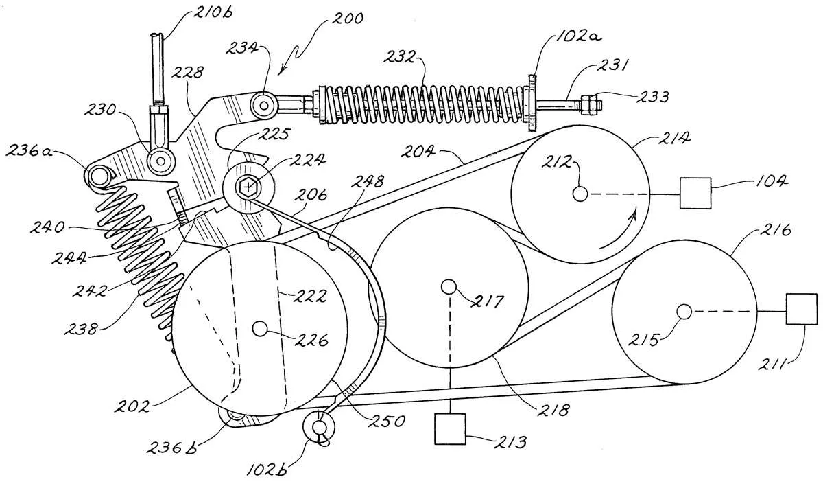 exmark radius drive belt diagram