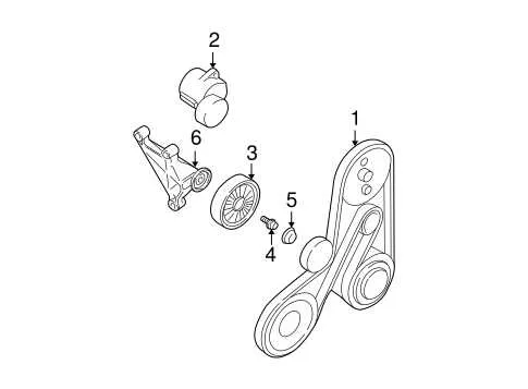 volvo xc90 serpentine belt diagram