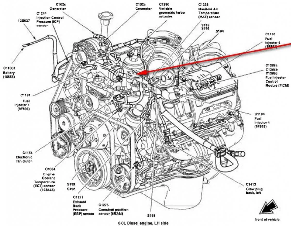 2012 f250 6.7 belt diagram
