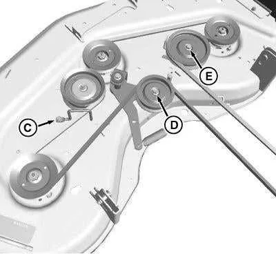 z445 belt diagram