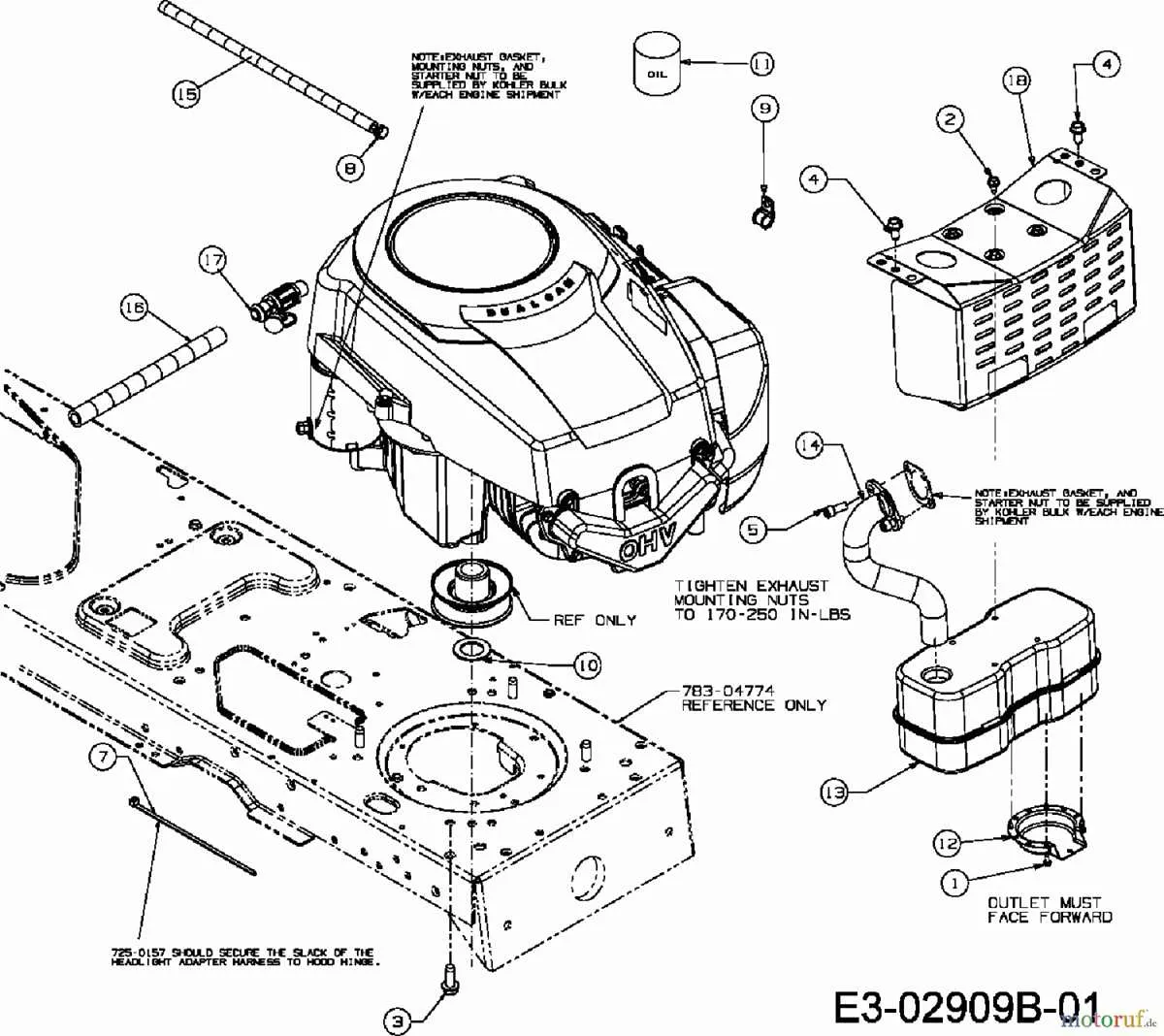 husqvarna yth2348 drive belt diagram