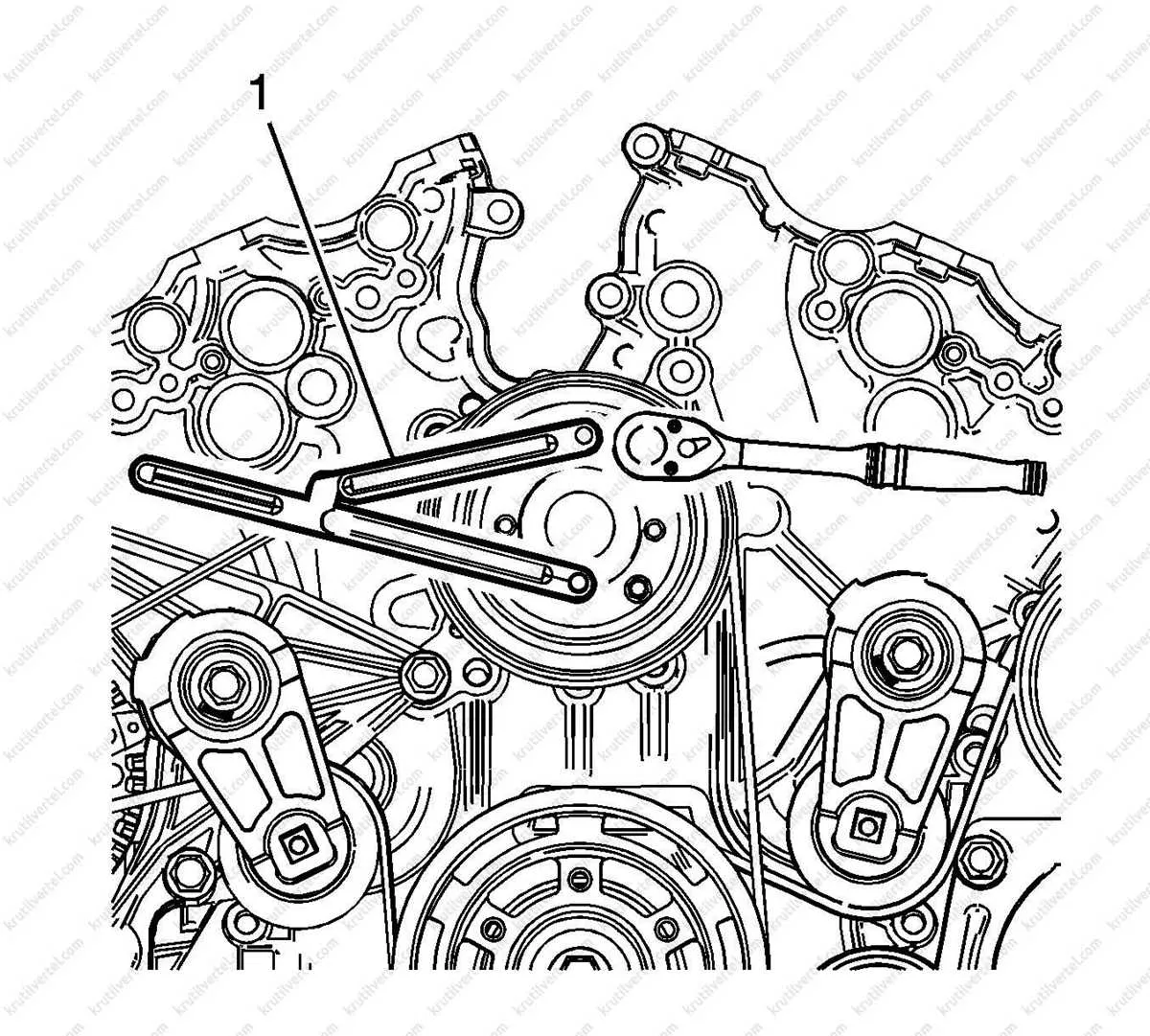 2011 cadillac srx belt diagram